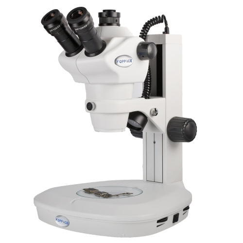 KOPPACE 8X-50X Trinocular Stereo Microscope WF10X/22 Eyepieces Upper And Lower LED Light Source