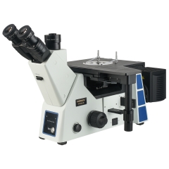 KOPPACE 50X-500X Trinocular Inverted Metallurgical Microscope The Observation of Bright Field Dark Field Polarized Light and DIC