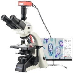 KOPPACE 40X-1600X Trinocular Compound Lab Microscope 2 Million Pixels 2K Camera