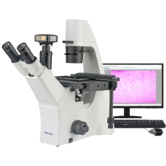KOPPACE 742X-2968X Inverted Biological Laboratory Microscope Phase Contrast Observation of Cell Tissue 18MP USB3.0 Camera