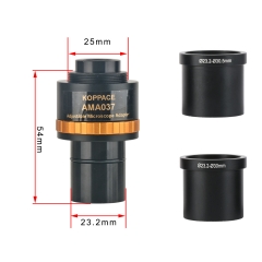 KOPPACE 0.37X Adjustable Focus Microscope Electronic Eyepiece 23.2mm To 30mm & 30.5mm Interface