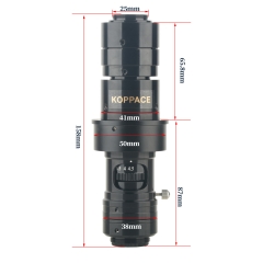 KOPPACE 220mm工作距离高清工业镜头连续变倍物镜