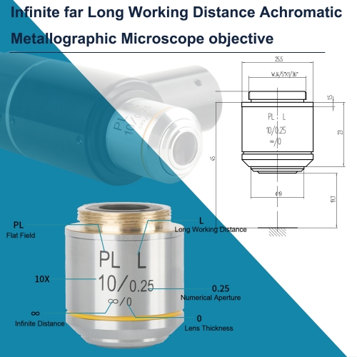KOPPACE 238X-1535X Coaxial Light Microscope Lens Observation LCD