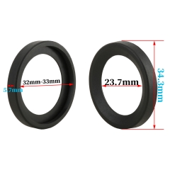 KOPPACE 1 Pair Microscope Round corner eye mask,Suitable for 32-33mm Stereo Microscope Eyepieces Eyeshields