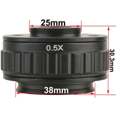 KOPPACE 0.5X显微镜接口可调节焦距 38mm显微镜安装接口