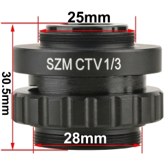 KOPPACE 1/3 CTV 显微镜接口可调节焦距 28mm显微镜安装接口