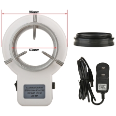 KOPPACE 63mm安装接口 显微镜可调环形灯LED光源 56颗灯珠 360度旋转