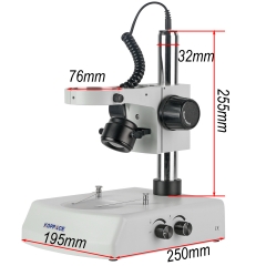 KOPPACE Microscope Bracket Up and down LED Light Source and 76mm Focusing Bracket