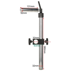 KOPPACE Microscope Universal Adjustment Bracket Column Length 380mm Diameter 32mm Angle adjustable