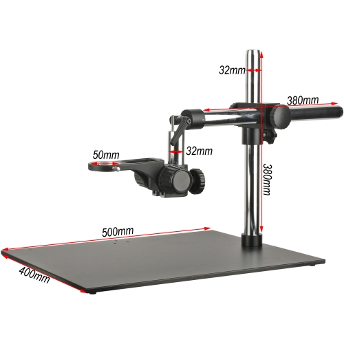 KOPPACE Large Platform Microscope Universal Adjustment Bracket Base 500X400mm Adjustable focusing Frame Angle