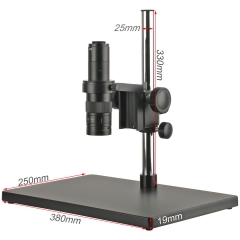 KOPPACE 20X-153X HD Microscope 0.6X-4.5X Continuous Zoom Lens Large Platform Bracket