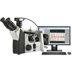 KOPPACE 50X-500X Inverted Metallurgical Microscope 25MP HD USB 3.0 Measurement Camera