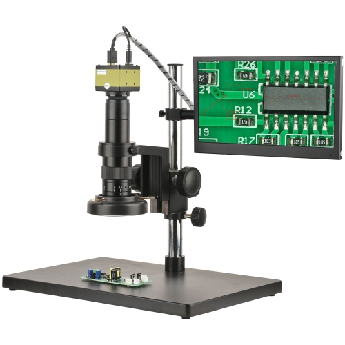 KOPPACE 11X-85X Measuring Electron Microscope 2K Camera HDMI Output 13.3-inch HD Monitor
