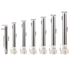 KOPPACE Stereo Microscope Column,with a length of 350mm-930mm,a diameter of 32mm,and screw hole M5