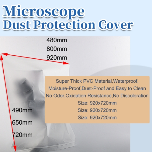 KOPPACE 480-920mm Microscope Dust Protection Cover Suitable for Stereo Video Microscope to Prevent oily Dust