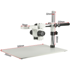 KOPPACE 大平台500X350mm显微镜万向调节支架 76mm调焦架