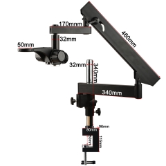 KOPPACE 显微镜折叠支架 50mm固定夹 镜头框直径50mm