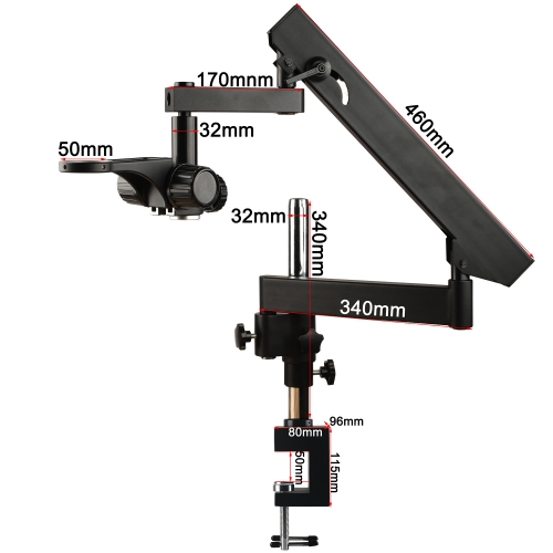 KOPPACE 显微镜折叠支架 50mm固定夹 镜头框直径50mm