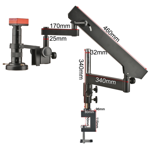 KOPPACE 18X-138X HD Electron Microscope 4K Camera can be Connected to a Computer Universal Rotating Bracket