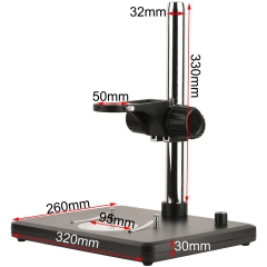 KOPPACE 电子显微镜支架,底座带LED光源12V 6W 立柱高330mm