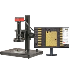 KOPPACE 23X-174X HD Industrial Electron Microscope,4K Measurement Camera,Base with LED light source