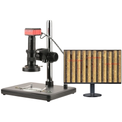 KOPPACE 23X-174X HD Measurement Electron Microscope,Continuous Zoom Lens,Base with LED light source