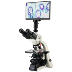 KOPPACE 40X-1600X Electron Compound Lab Microscope 5 Million Pixels 11.6-inch HD Display