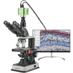 KOPPACE 40X-2500X Electron Trinocular Compound Lab Microscope 8.3 Million Pixels 4K Camera