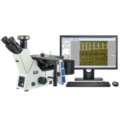 KOPPACE 177X-1772X Inverted bright-field and dark-field Electron Metallurgical Microscope 25MP USB 3.0 Measurement Camera