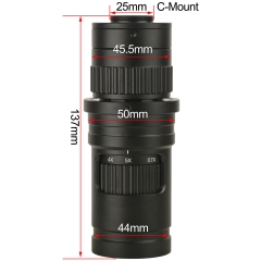 KOPPACE 25X-182X高清显微镜镜头 0.7X-5X连续变倍镜头 0.4X目镜C-Mount