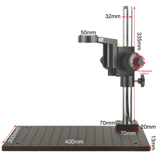 KOPPACE Microscope optical platform bracket,Lens Frame Diameter 50mm Fine Tuning Accuracy 0.002mm