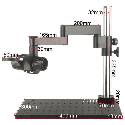 KOPPACE Microscope optical platform folding bracket,Lens Frame Diameter 50mm The bracket can rotate 360 degrees