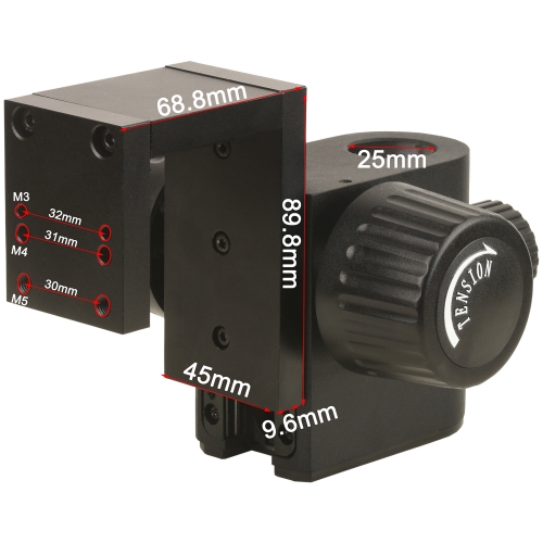 KOPPACE 25mm Column Hole Microscope Focus Bracket 30-32mm Screw hole Distance Camera Mounting Bracke