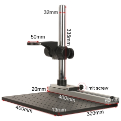 KOPPACE Microscope optical platform bracket,Lens Frame 50mm,Slider travel:230mm