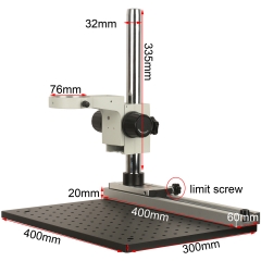 KOPPACE Microscope optical platform bracket,Lens Frame 76mm,Slider travel:230mm