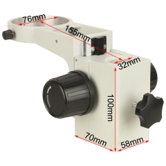 KOPPACE 显微镜调焦支架 中心距离155mm 立柱孔径32mm 镜头框直径76mm
