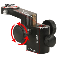 KOPPACE 显微镜聚焦支架 62mm升降范围 中心距离140mm 立柱孔径25mm