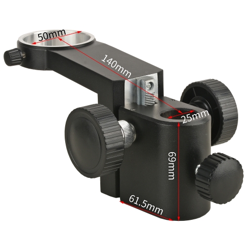 KOPPACE 50mm镜头框直径 显微镜调焦支架 中心距140mm立柱孔径25mm