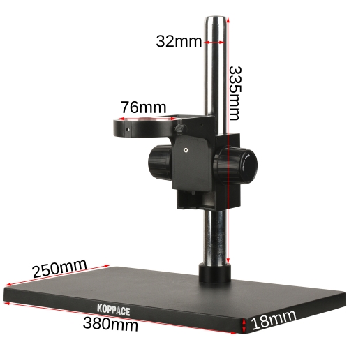 KOPPACE Microscope Bracket  Base Plate Size 380X250mm Column Length 335mm Diameter 32mm