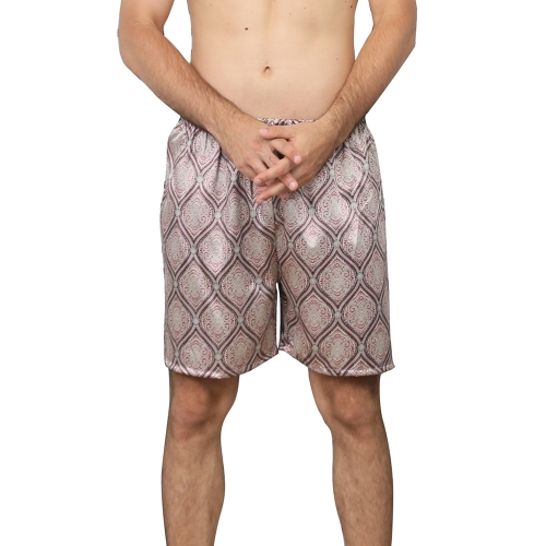 Men's Satin Boxers Underwear Shorts Silk Loungewear Panty Luxury Spa Pajama Pants