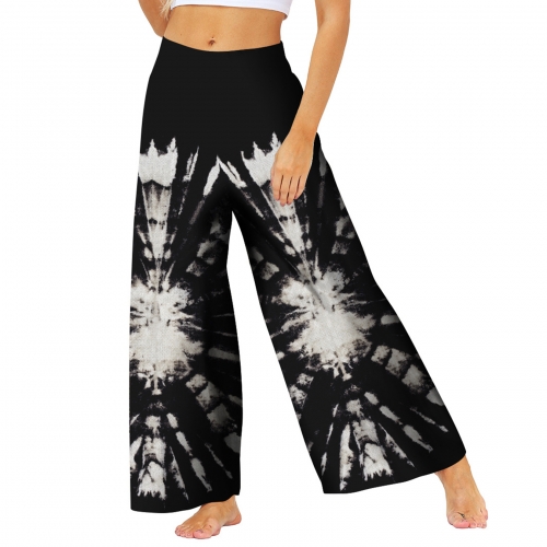 Women's High Waist Pants Palazzo Pants Boho Bohemian Long Ankle Casual Patterned