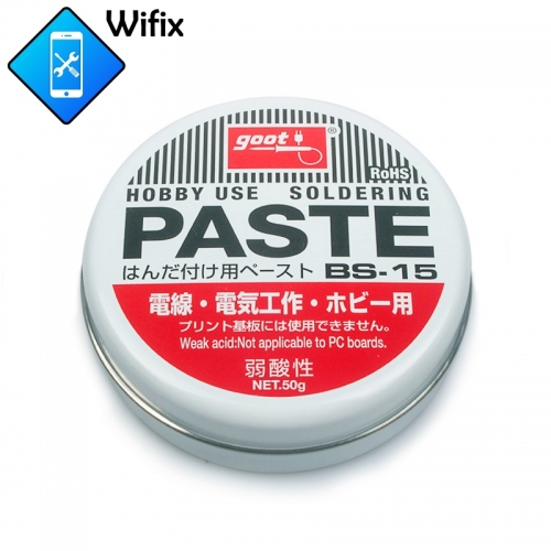 Goot Lead-free BS-10 BS-15 White Solder Flux Paste for PCB BGA SMD PGA