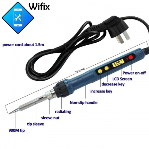 CXG D60W D90W D110W Digital Electric Solder Iron with LCD Display