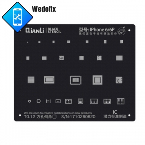 Qianli Toolplus Phone BGA Reball Stencil for iPhone X Xr Xs Xsmax 6 7 8