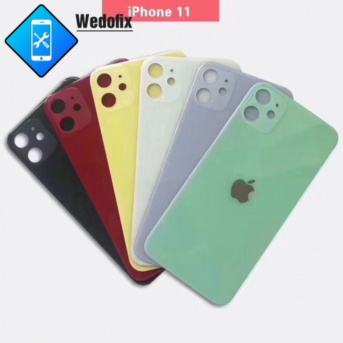 OEM Back Rear Glass with Bigger Camera Hole for iPhone 11 
