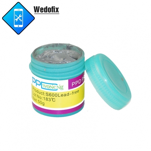 PPD 50g LEAD-FREE Solder Flux Paste Low Temperature 183℃ for iPhone A8 A9 A10 CPU Reballing Repair