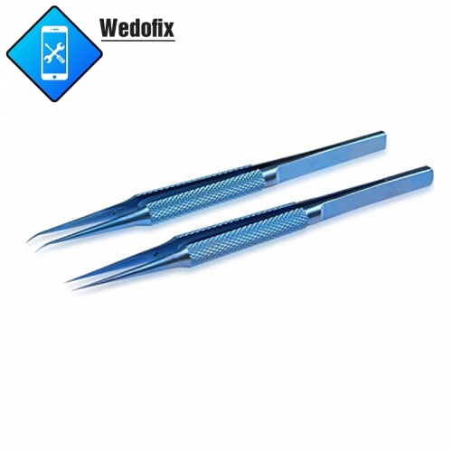 Titanium Alloy Tweezers 0.15mm Precision Tweezers Set for iPhone Micro Solder Repair