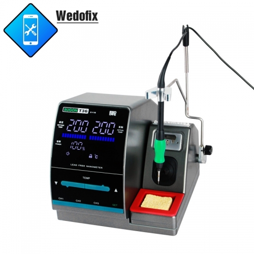 Sugon T36 Nano Solder Iron Station with JBC Soldering Tip for Integrated Circuit Component Welding Repair