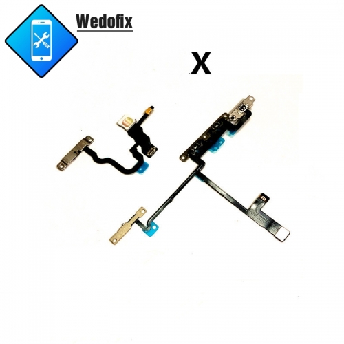 Phone Power On OFF Flex Cable Volume Flex Cable for iPhone X Xs Xsmax