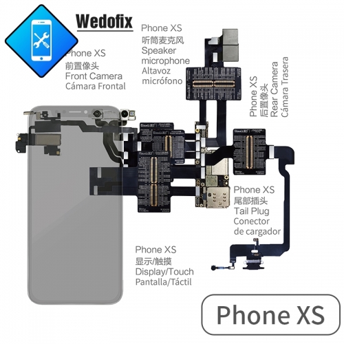 Qianli Toolplus iBridge Test Flex Cable Camera Detector LCD Screen Tail Plug Volume Testes Tools